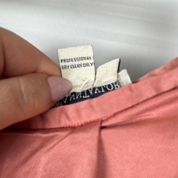 Vintage Ann Taylor Pink SILK Wide Leg Pants - Picture 3 of 6